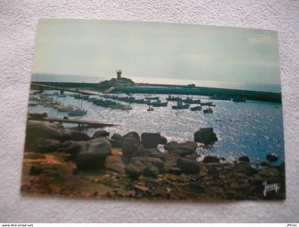 Cpm, Tregunc Trevignon, contre jour sur le port, Finistère