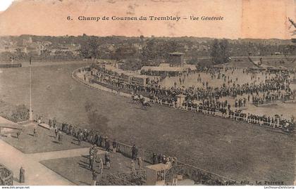 FRANCE - Tremblay en France - Champs de Courses du Tremblay - Vue générale - Carte Postale ancienne