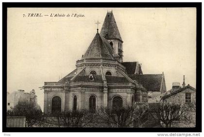 78 Triel-sur-Seine eglise abside D78D K78624K C78624C RH085383