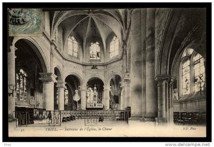 78 Triel-sur-Seine interieur eglise D78D K78624K C78624C RH085381