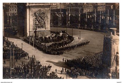 Paris - Arc de Triomphe - Défilé - Carte-photo