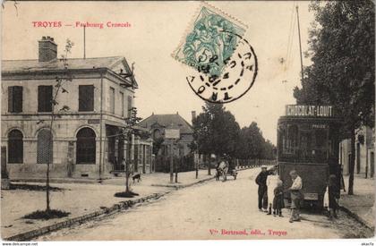 CPA TROYES Faubourg Croncels (47106)