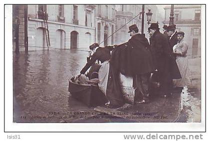 Dép75 - Paris - Arrondissement: 07 -  Inondations de 1910 - RF5015 - Rue de Lille  - bon état