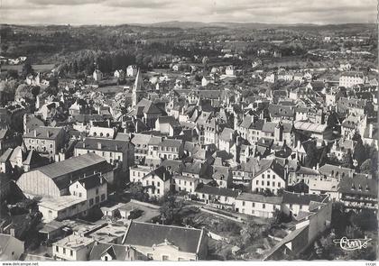 CPSM Ussel vue aérienne