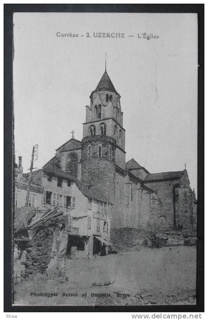 19 Uzerche Corr?ze 2. UZERCHE - L'Eglise eglise D19D K19276K C19276C RH011027