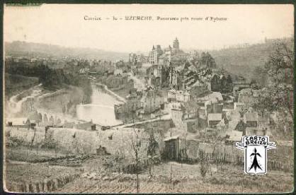 19 Uzerche - Corrèze - 30 - UZERCHE, Panorama pris route d'Eyburie - cpa