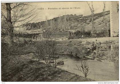 CPA (30)      UZES fontaine et source de l eure