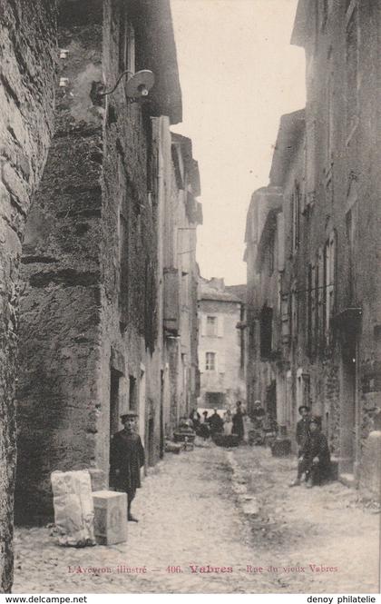 12/ Vabres - Rue du vieux Vabres - série L'aveyron illustrée