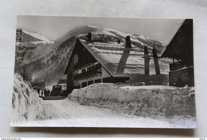 Cpsm, Val d'Isère, route Nationale 202, Savoie 73