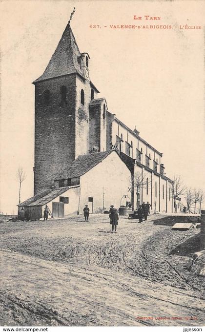 TARN  81    VALENCE D'ALBIGEOIS   L'EGLISE