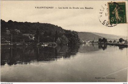 CPA VALENTIGNEY Les Bords du Doubs vers Beaulieu (1114863)