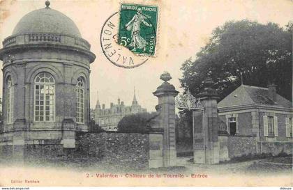 94 - Valenton - Château de la Tourelle - Entrée - CPA - Oblitération ronde de 1919 - Voir Scans Recto-Verso