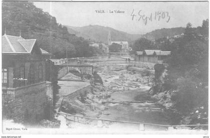 Carte Postale Ancienne de VALS-La Volane