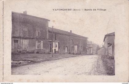 carte 1910 VAVINCOURT / SORTIE DU VILLAGE