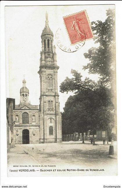 CPA - Cartes Postale - FRANCE - Verdelais - Clocher et Eglise N.Dame-1905 -  S1779