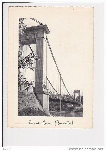 82 verdun sur garonne le pont suspendu