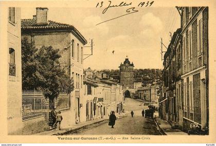 verdun sur garonne * la rue ste croix