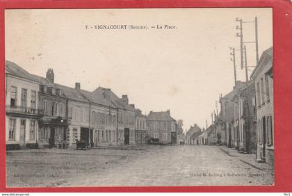 Somme: Vignacourt - La place