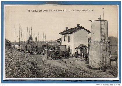 01 - VILLARS les DOMBES --  La Gare du sud Est