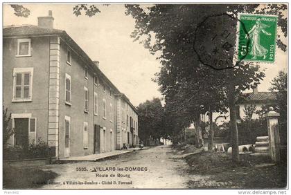 01. villars les dombes. route du bourg