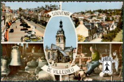 50 Villedieu-les-Poëles - SOUVENIR DE VILLEDIEU - cpsm