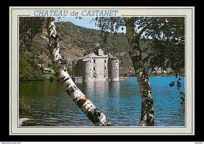 48 - Villefort - Le Château de Castanet - au bord du barrage de Villefort - CPM - Carte Neuve - Voir Scans Recto-Verso