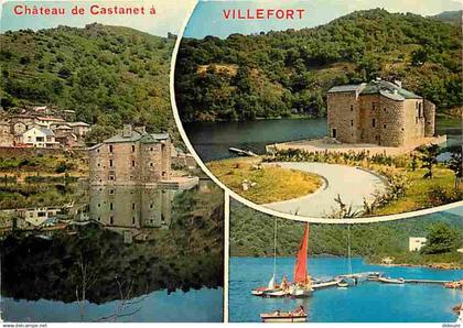 48 - Villefort - Multivues - Flamme Postale - CPM - Voir Scans Recto-Verso