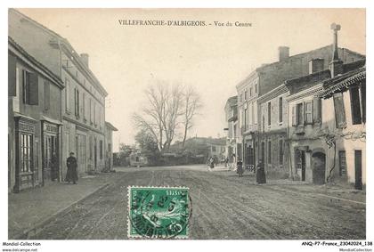 ANQP7-0581-81 - VILLEFRANCHE-D'ALBIGEOIS - vue du centre