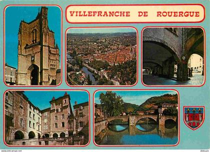 12 - Villefranche de Rouergue - Multivues - CPM - Voir Scans Recto-Verso