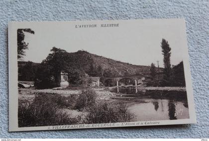 Villefranche de Rouergue, l'Alzou et le calvaire, Aveyron 12