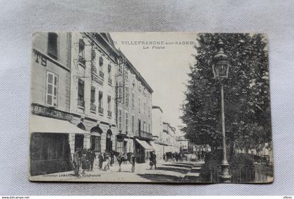 Villefranche sur Saône, la poste, Rhône 69