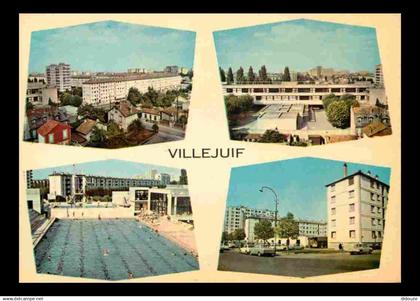 94 - Villejuif - Multivues - Automobiles - CPM - Flamme Postale de Villejuif 94 - Voir Scans Recto-Verso