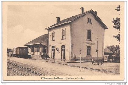 VILLENEUVE DE MARSAN - La Gare