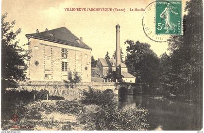 Carte Postale ANCIENNE  de  VILLENEUVE  l' ARCHEVEQUE