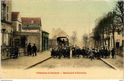 CPA Villeneuve-la-Garenne Boulevard d'Asnieres (1391450)