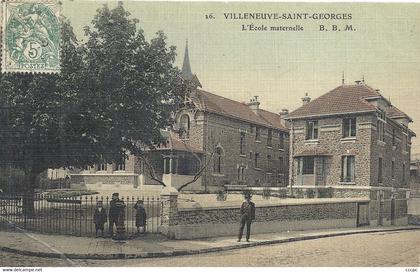 CPA Villeneuve-Saint-Georges L'Ecole Maternelle