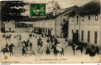 CPA VILLENEUVE-sur-LOT-Les Haras (263981)