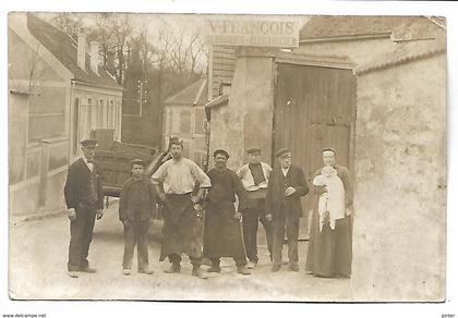 VILLENNES SUR SEINE - Serrurier Electricien V. FRANCOIS  - CARTE PHOTO