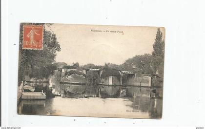 VILLENNES SUR SEINE (YVELINES) LE VIEUX PONT 1910