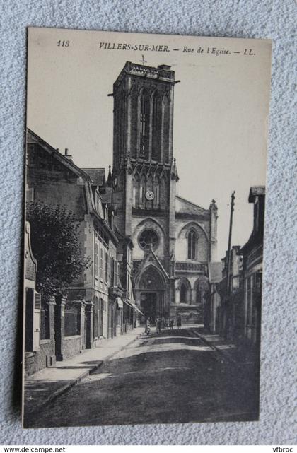 Villers sur mer, rue de l'église, Calvados 14