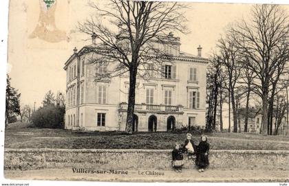 VILLIERS-SUR-MARNE LE CHATEAU ( CARTE GLACEE )