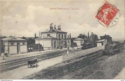 CPA Vimoutiers La Gare