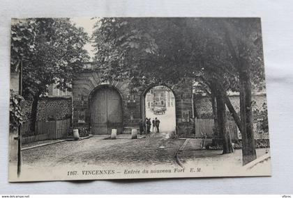 Vincennes, entrée du nouveau fort, Val de Marne 94