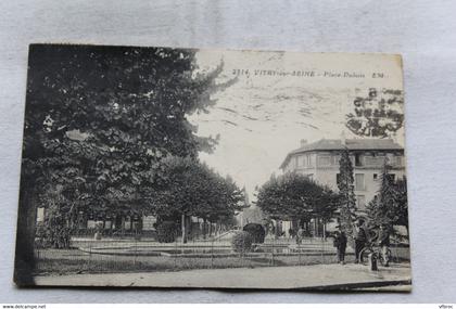 Cpa 1936, Vitry sur Seine, place Dubois, Val de Marne 94