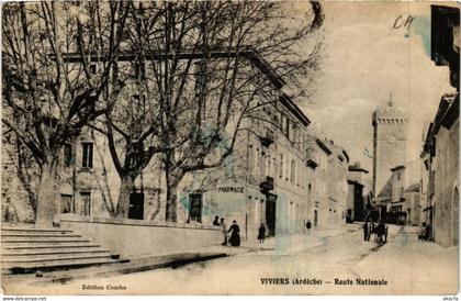 CPA VIVIERS Route Nationale (660887)