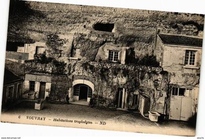 CPA VOUVRAY-Habitations troglodytes (266590)