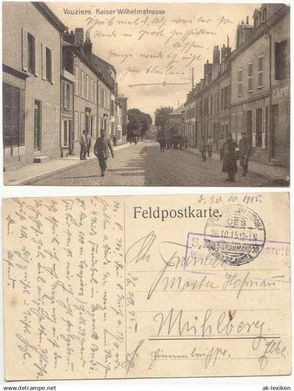 CPA Vouziers Vouziers Kaiser Wilhelmstrasse 1915