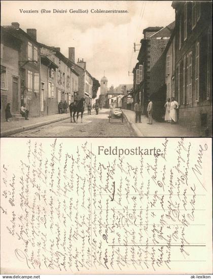 CPA Vouziers Vouziers Rue Desire Geulliot/Coblenzerstrasse 1915