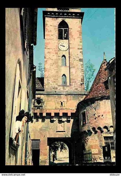 67 - Wasselonne - Vieille porte à Wasselonne - Horloge - Alsacienne - Folklore - Flamme Postale - CPM - Voir Scans Recto