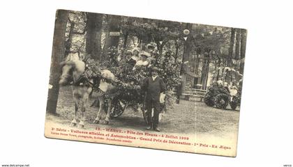 Carte Postale Ancienne de WASSY-Fête des Fleurs